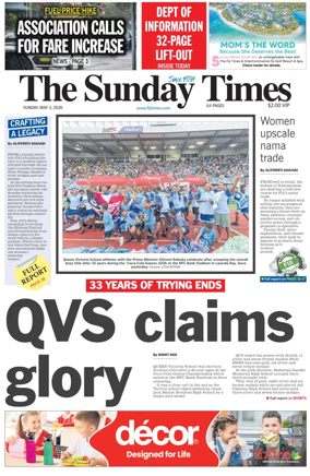 Cover of The Fiji Times
