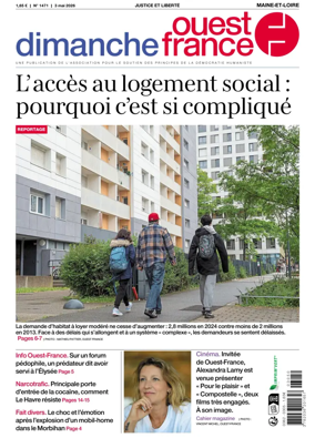 Cover of Dimanche Ouest France (Maine-et-Loire)