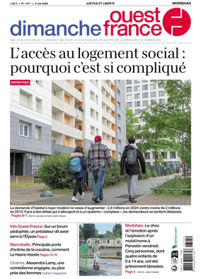 Cover of Dimanche Ouest France (Morbihan)