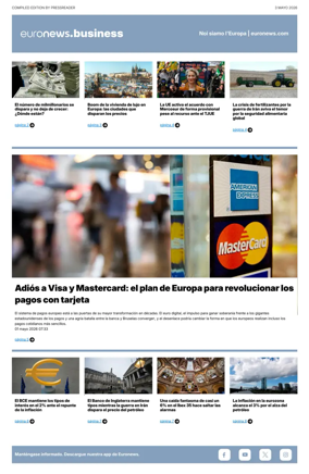 Cover of Euronews Business (Spanish) Compiled Edition