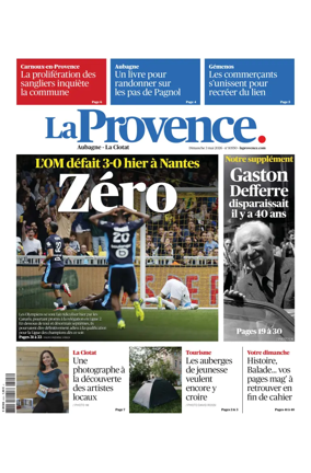 Cover of La Provence Aubagne-La Ciotat