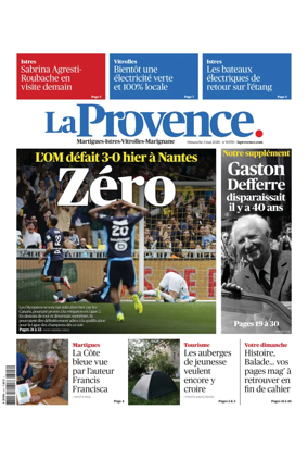 Cover of La Provence Martigues-Istres-Vitrolles-Marignane
