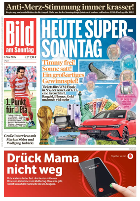 Cover of Bild am Sonntag