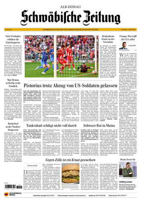 Cover of Schwabische Zeitung (Alb-Donau)