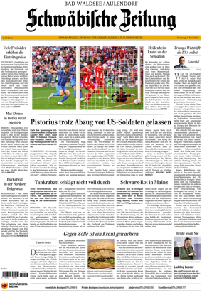 Cover of Schwabische Zeitung (Bad Waldsee / Aulendorf)