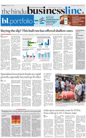 Cover of BusinessLine (Bangalore)
