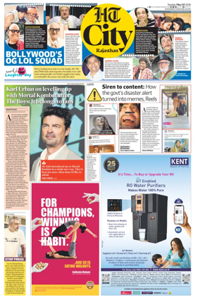Cover of Hindustan Times (Jaipur) - City
