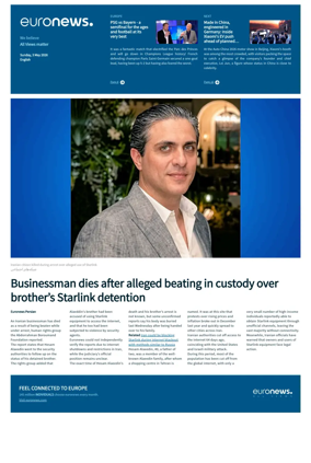 Cover of EuroNews (English Edition)
