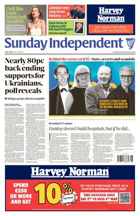 Cover of Sunday Independent (Ireland)