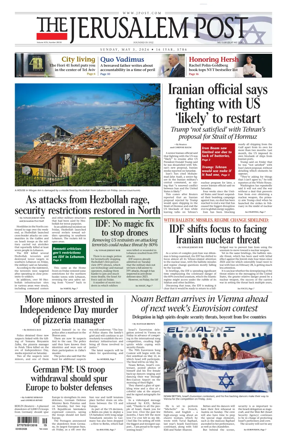 Cover of The Jerusalem Post