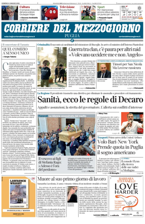 Cover of Corriere del Mezzogiorno (Puglia)