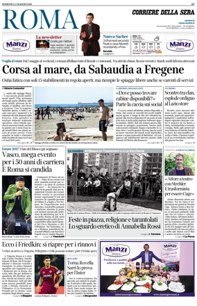 Cover of Corriere della Sera (Roma)