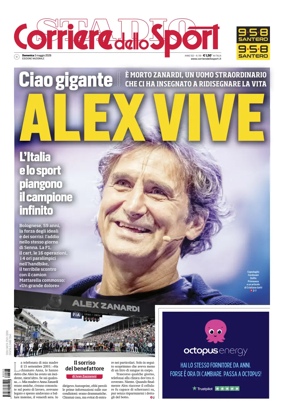Cover of Corriere dello Sport