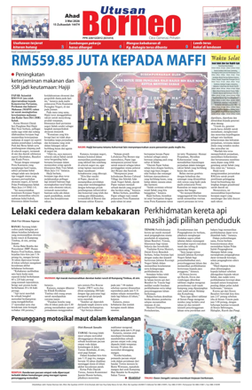 Cover of Utusan Borneo (Sabah)