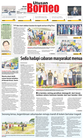 Cover of Utusan Borneo (Sarawak)
