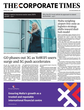 Cover of The Corporate Times (Malta)
