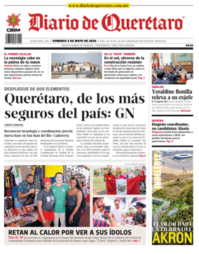 Cover of Diario de Queretaro