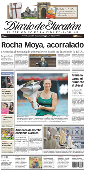Cover of Diario de Yucatan