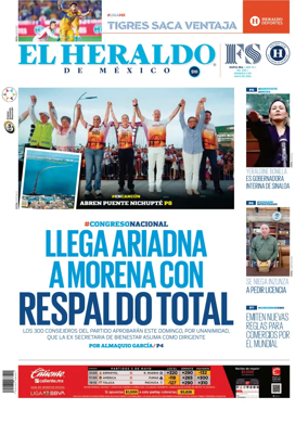 Cover of El Heraldo de Mexico