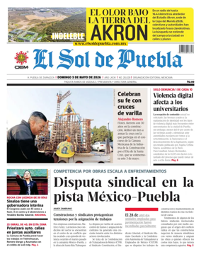 Cover of El Sol de Puebla
