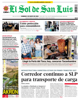 Cover of El Sol de San Luis Potosi