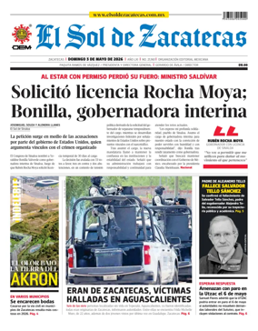 Cover of El Sol de Zacatecas