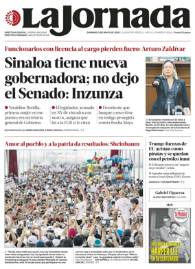 Cover of La Jornada