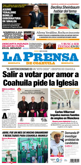 Cover of La Prensa de Coahuila