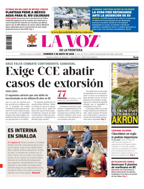 Cover of La Voz de la Frontera
