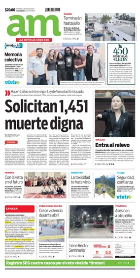 Cover of Periodico AM (Leon)
