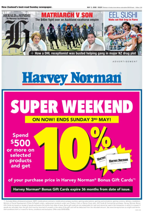 Cover of Herald on Sunday