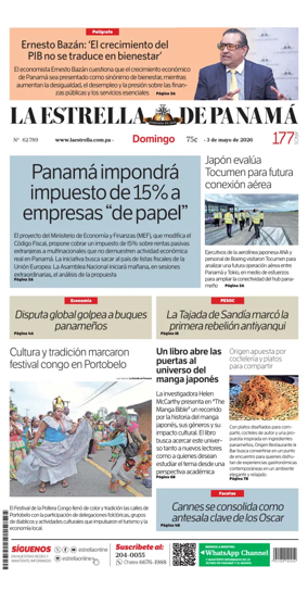 Cover of La Estrella de Panama