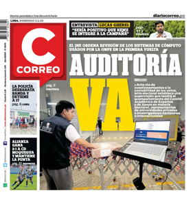 Cover of Diario Correo
