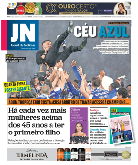 Cover of Jornal de Noticias