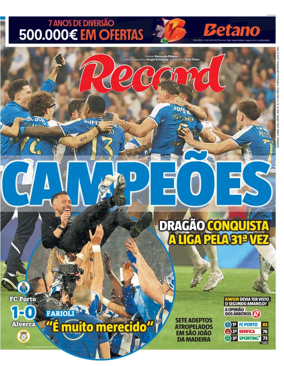 Cover of Record (Portugal)