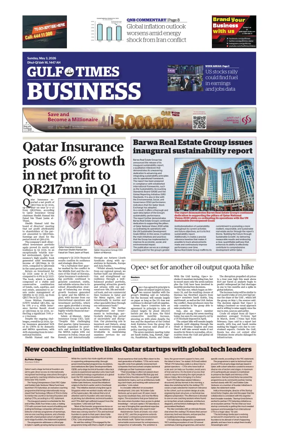 Cover of Gulf Times Business