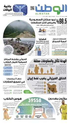 Cover of Al-Watan (Saudi)
