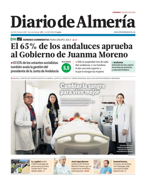 Cover of Diario de Almeria