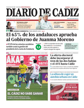 Cover of Diario de Cadiz