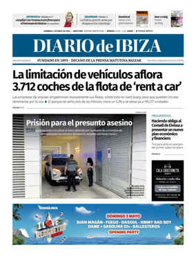 Cover of Diario de Ibiza