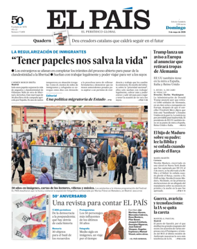 Cover of EL PAIS Catalunya