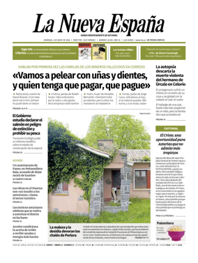 Cover of La Nueva Espana (Occidente)