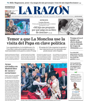 Cover of La Razon (Madrid)