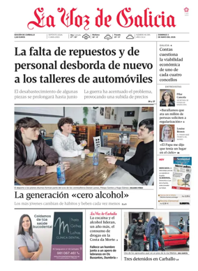 Cover of La Voz de Galicia (Carballo)