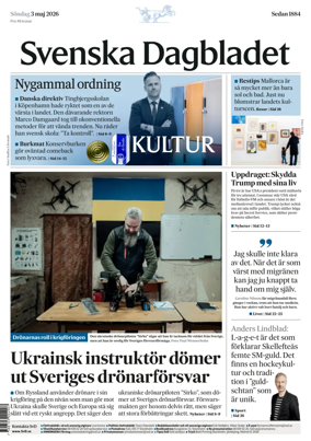 Cover of Svenska Dagbladet