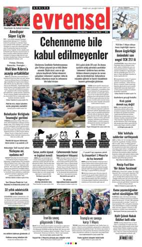 Cover of Evrensel Gazetesi