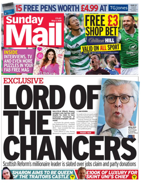 Cover of Sunday Mail (UK)