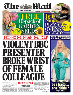 Cover of The Mail on Sunday