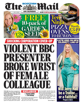 Cover of The Scottish Mail on Sunday