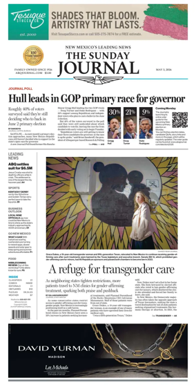 Cover of Albuquerque Journal